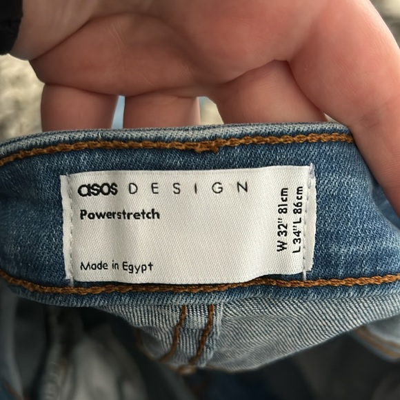 Blue ASOS Power Stretch Skinny Jeans - Picture 5 of 5